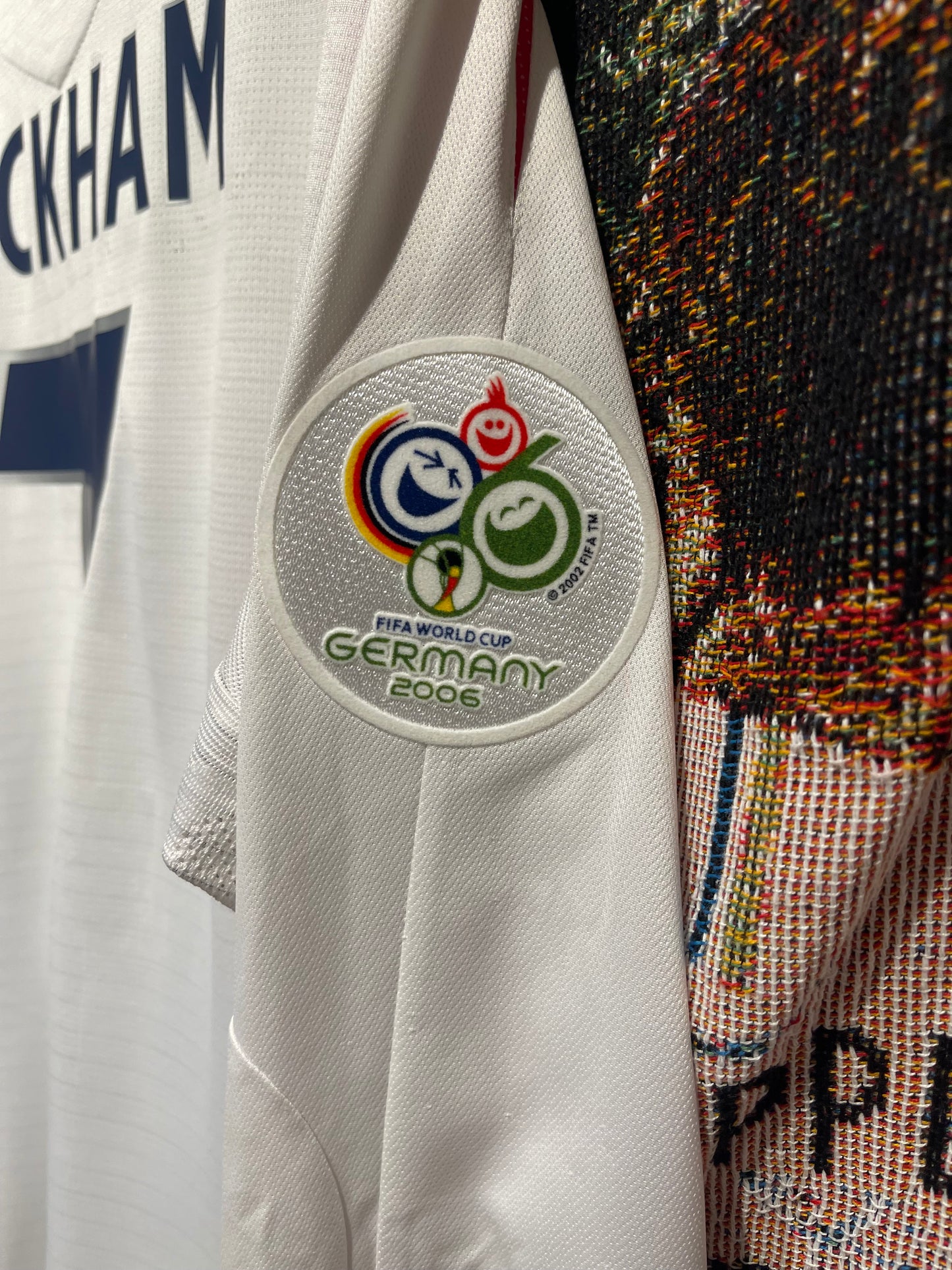 England 2004 Home Kit.(L) #7 D. Beckham.