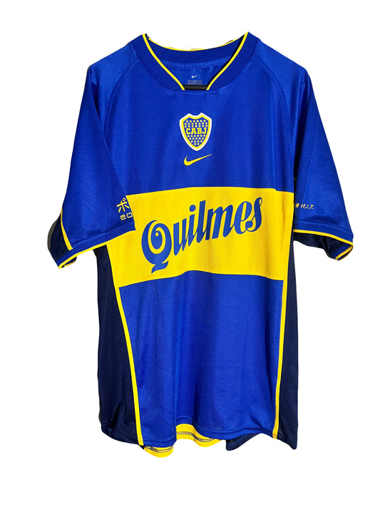 Boca Juniors 2001/2002 Home Japan Tour Trikot (L)