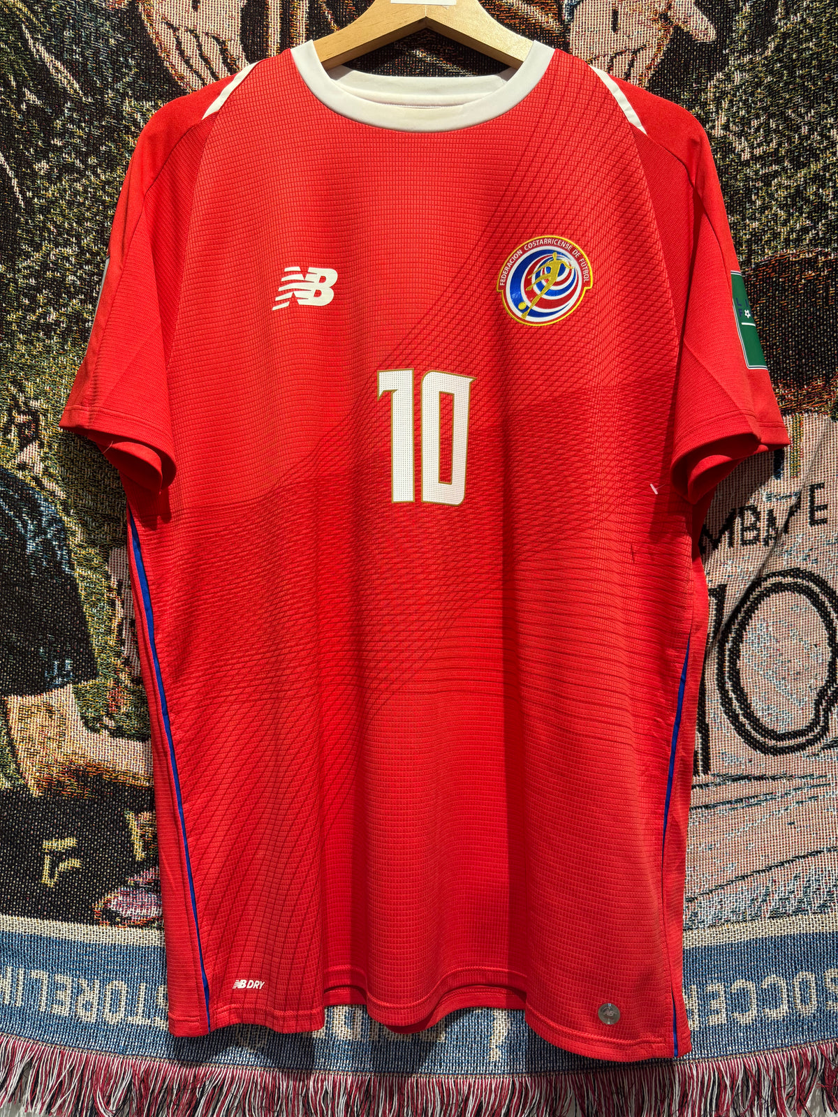 Costa Rica  2017-18 Home Kit. #10 Ruiz. (L)