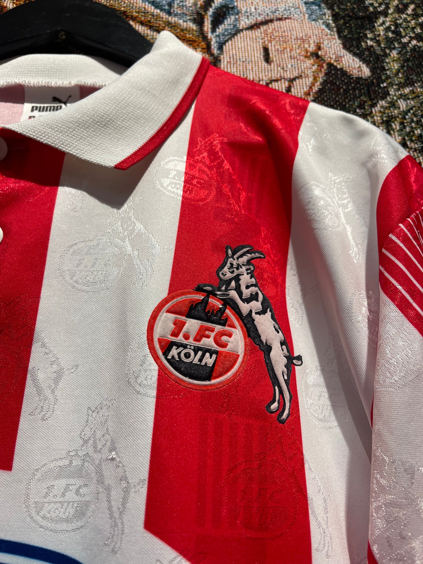 1. FC Köln 1995-96 Home Kit. #11 Labbadia. (L)