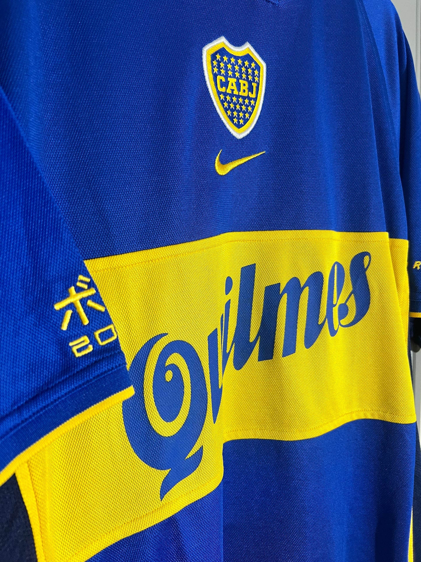 Boca Juniors 2001/2002 Home Japan Tour Trikot (L)