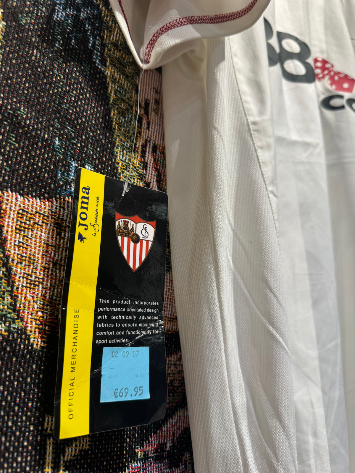 Sevilla 2007-08 Home Kit. (L/XL)
