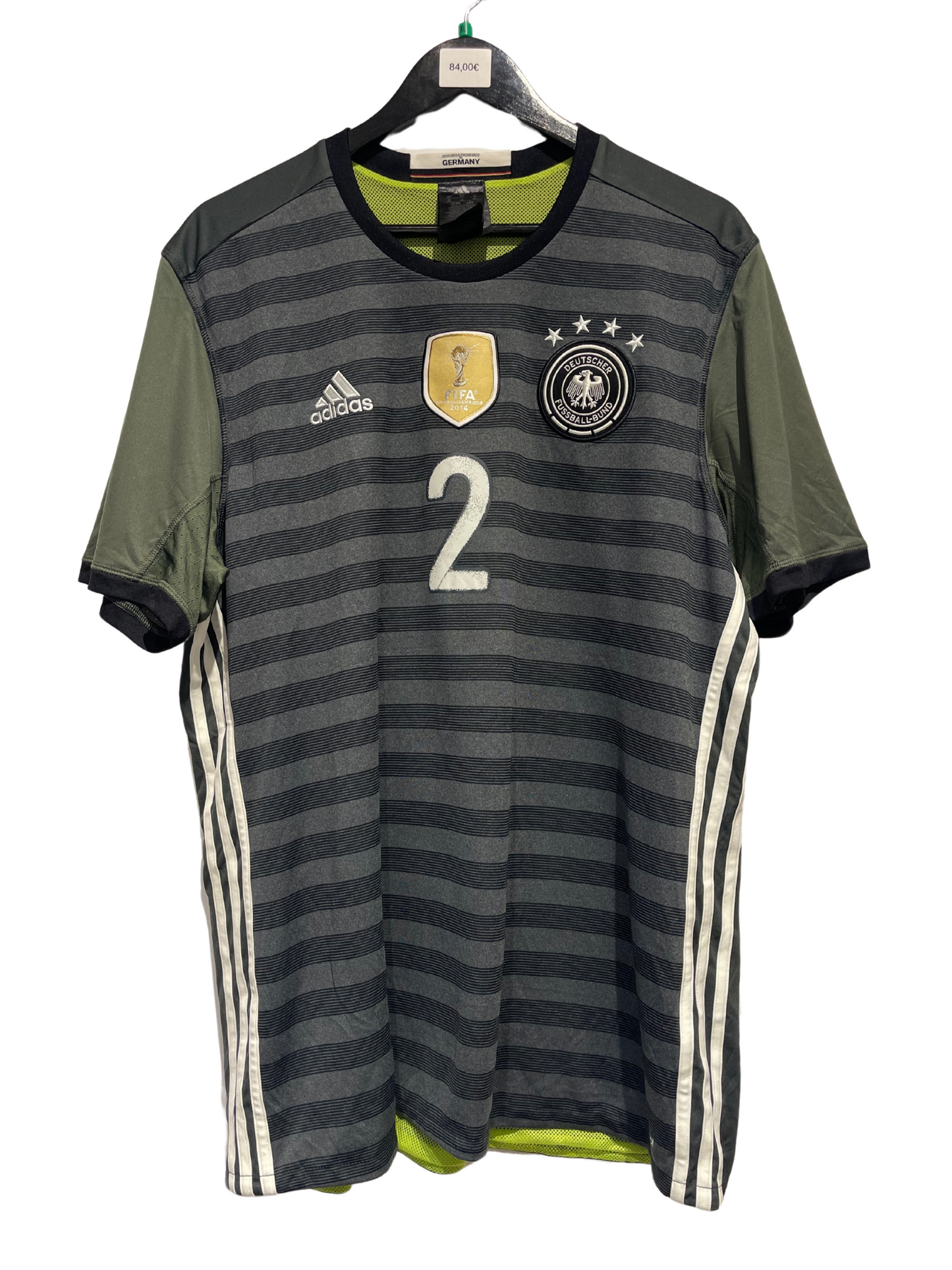 Germany 2016 Away Kit. (XL) #2 Mustafi.