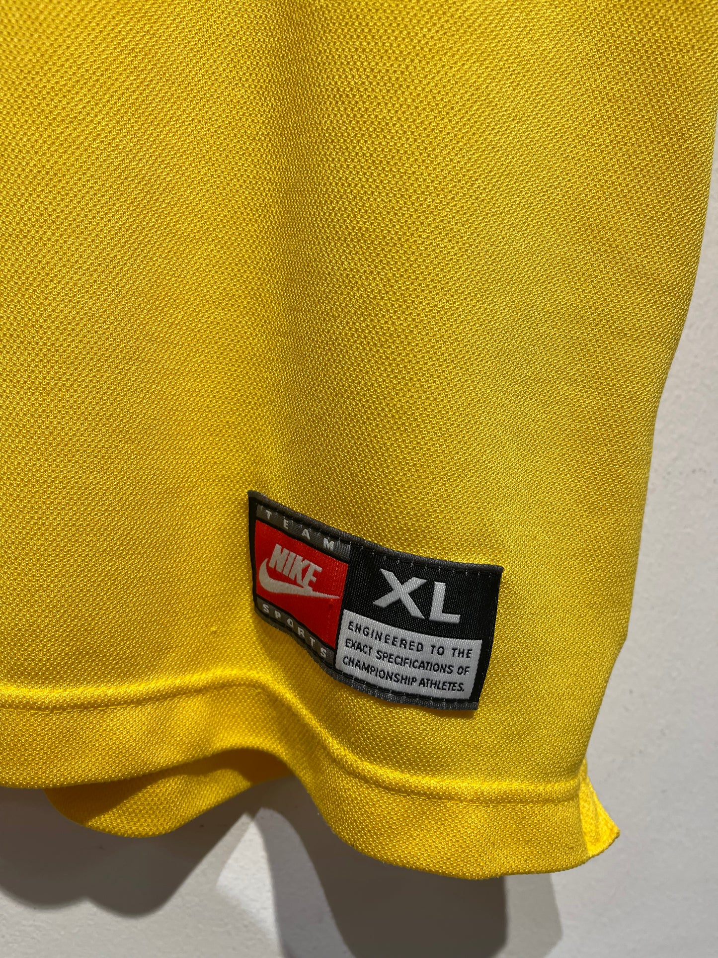 Brazil 1998 Home Kit. #9 Ronaldo. (XL)