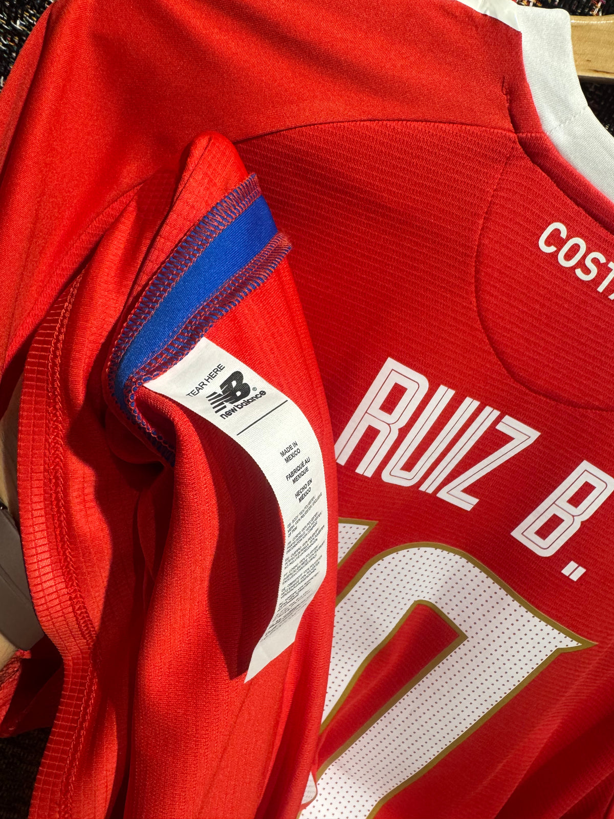 Costa Rica  2017-18 Home Kit. #10 Ruiz. (L)