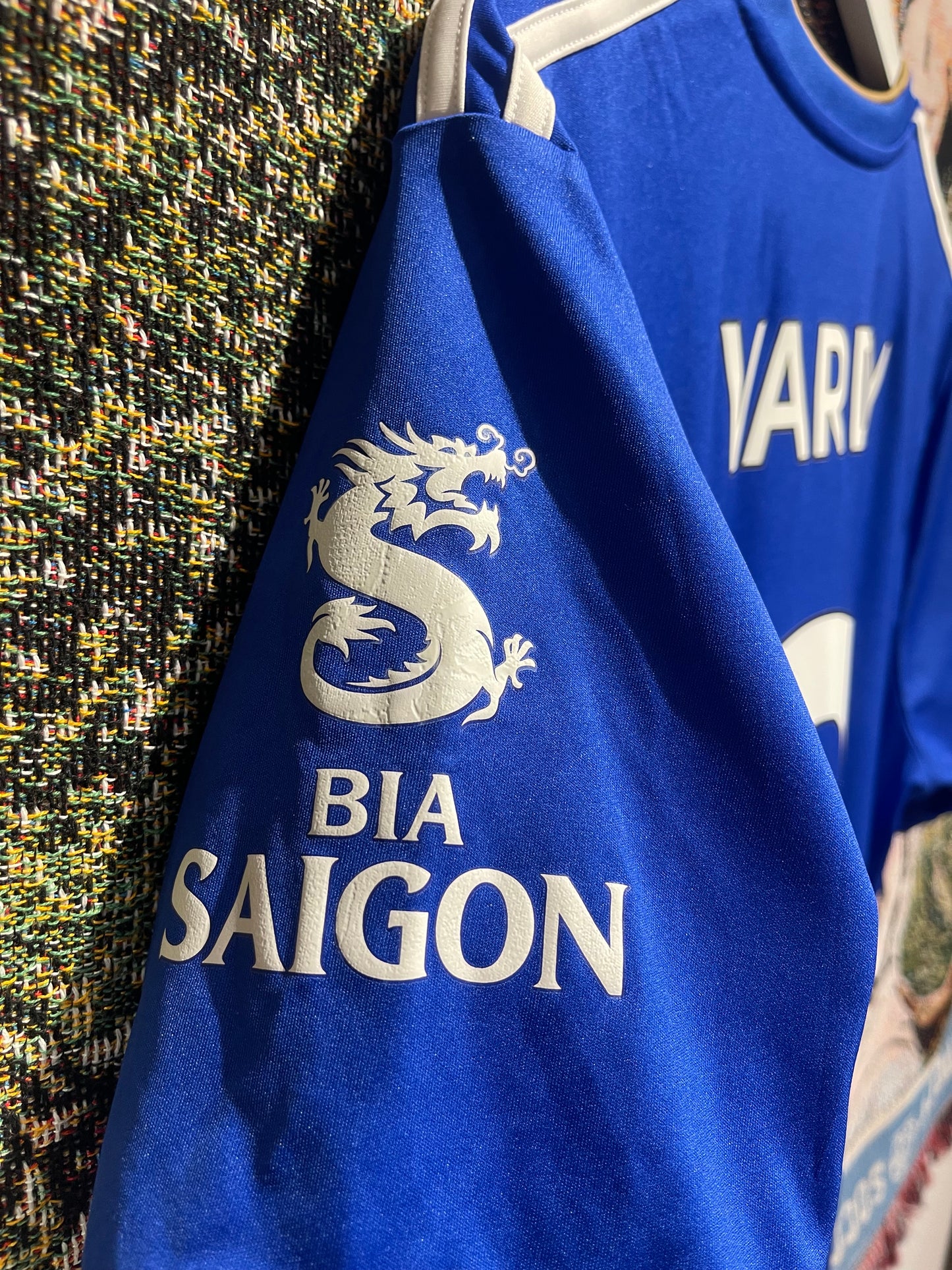 Leicester City 2018-19 Home Kit. #9 Vardy. (L)