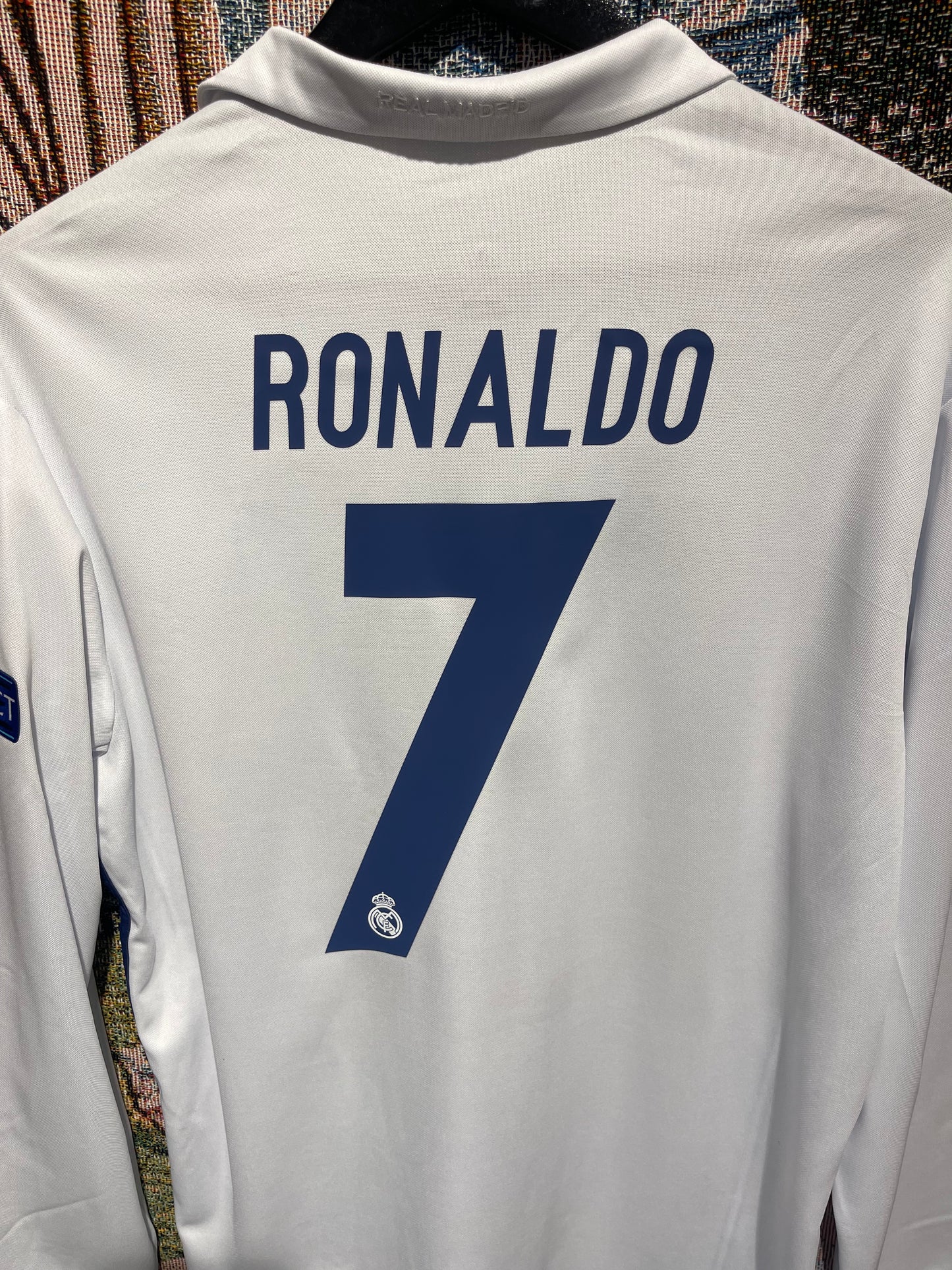 Real Madrid 2016-17 Home Kit. #7 C. Ronaldo. (L)