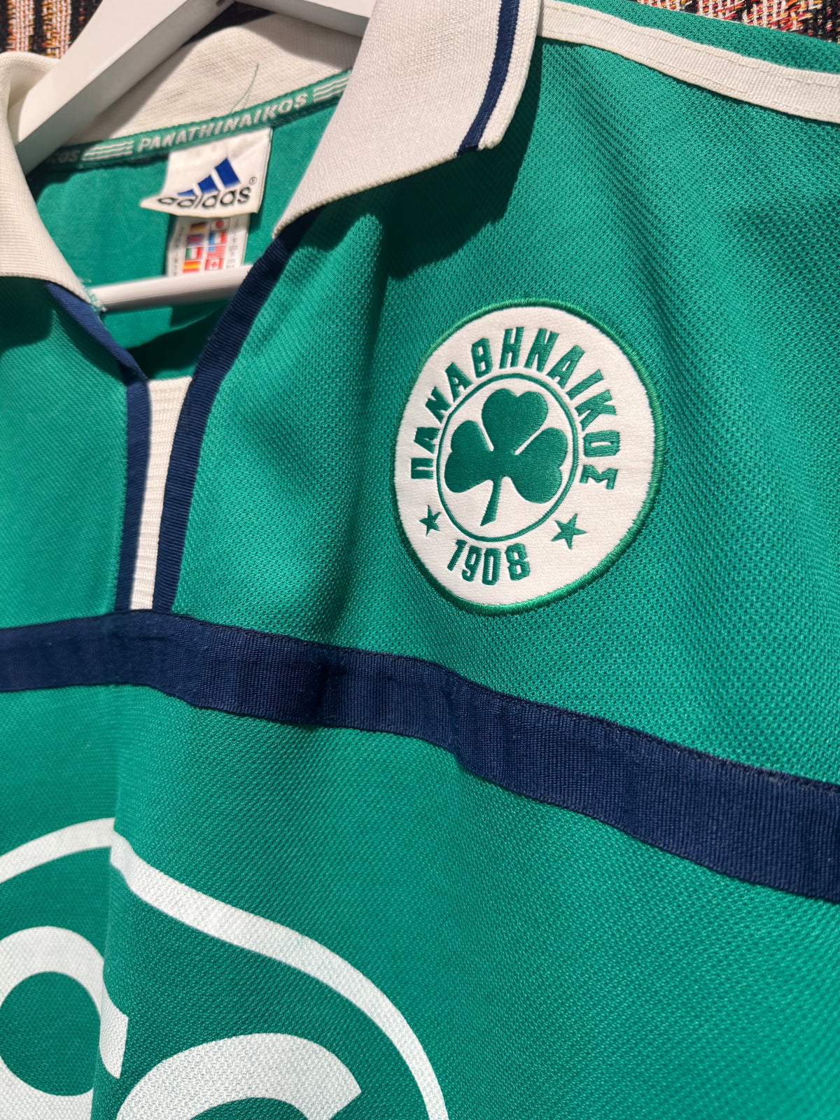 Panathinaikos 2001-02 Home Kit. (M) #26 Karagounis.