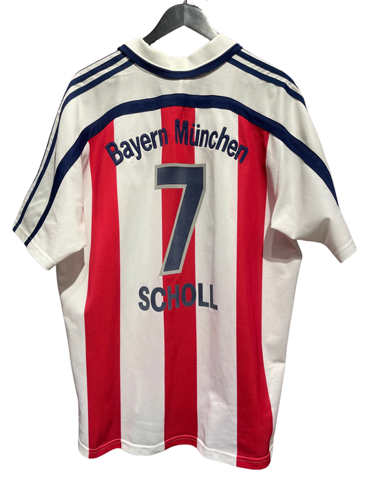 Bayern München 2000-02 Away Kit. #7 Scholl. (XL)