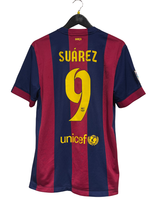 FC Barcelona 2014-15 Home Kit. #9 Suarez (M)