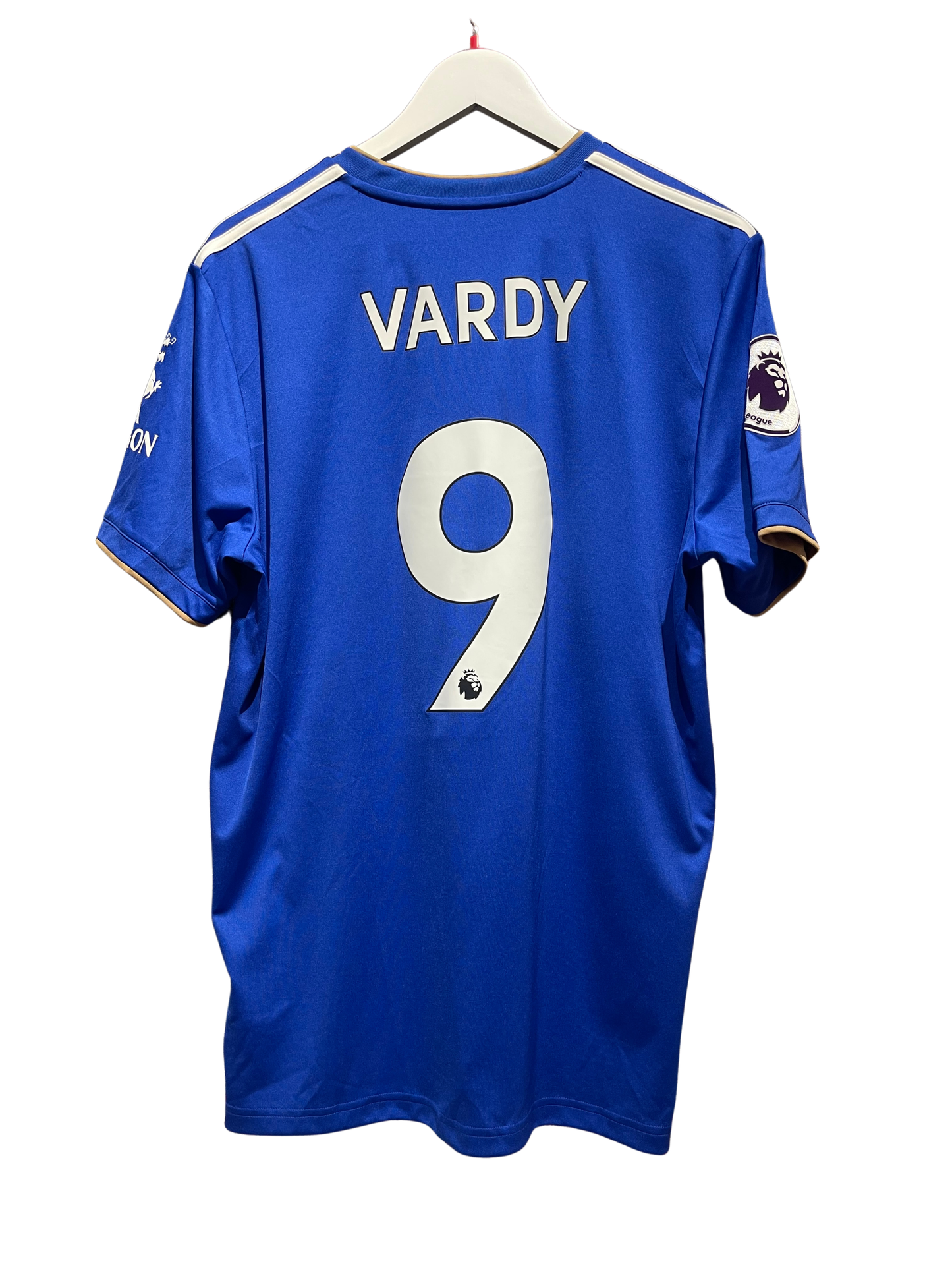 Leicester City 2018-19 Home Kit. #9 Vardy. (L)