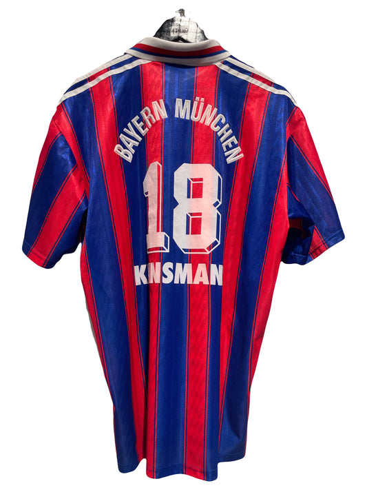 Bayern München 1995/1997 Home Kit. (#18 J. Klinsmann) (XL)