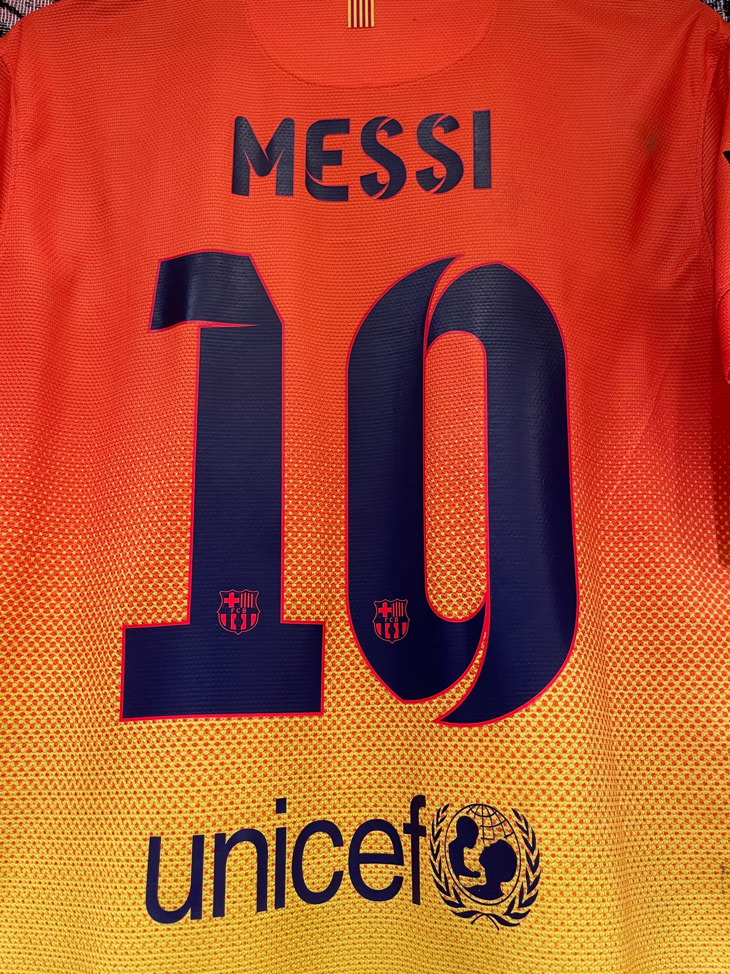 FC Barcelona 2012/13 Away Kit. #10 Messi. (M)