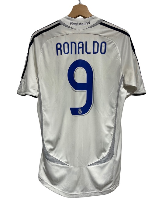 Real Madrid 2007-08 Home Kit. #9 Ronaldo. (S)
