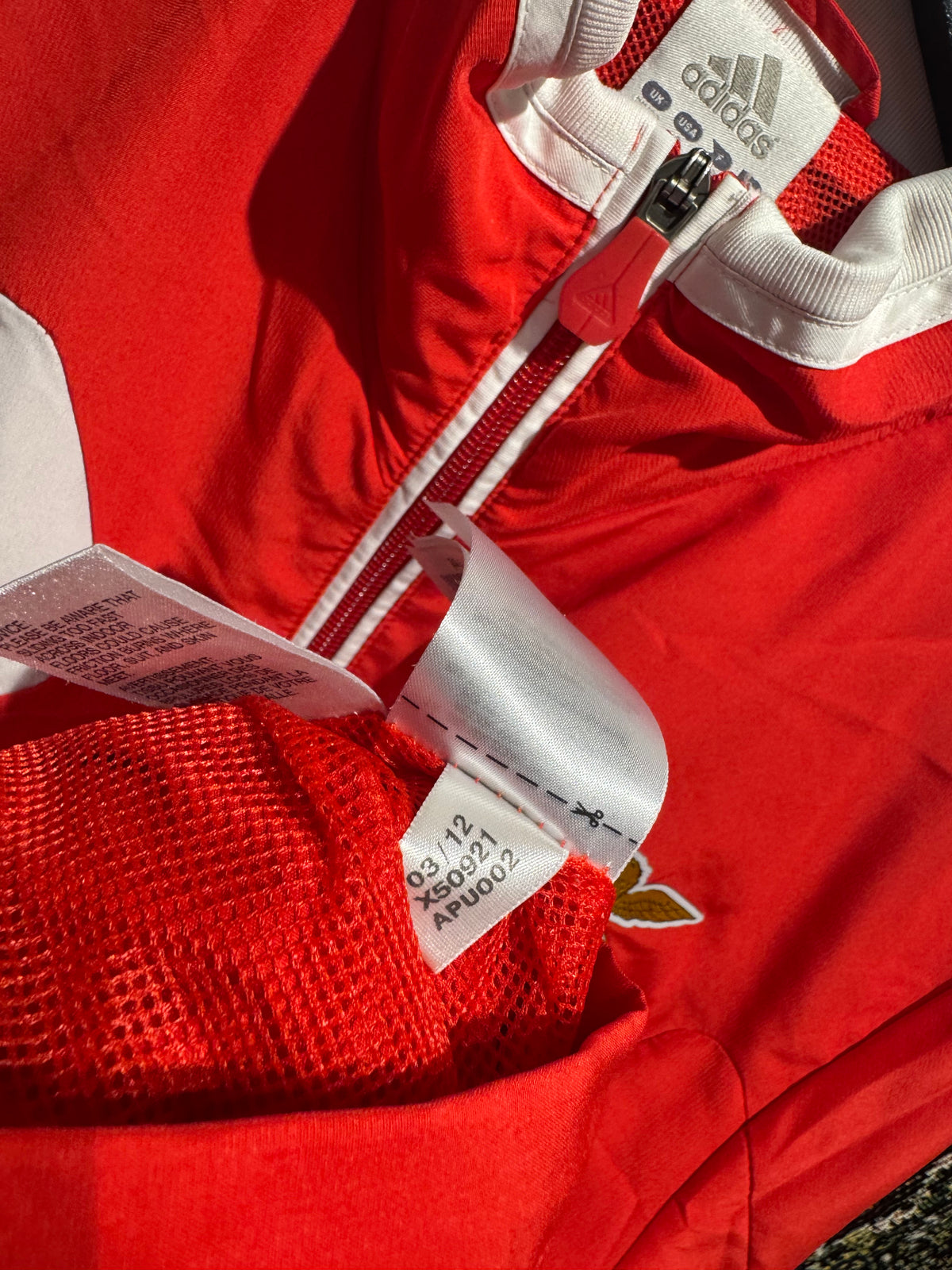 Benfica 2012-13 Track jacket. (M)