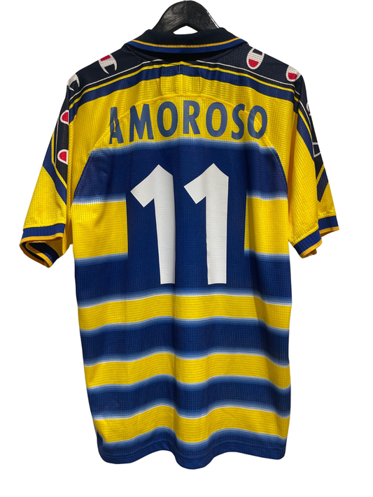 Parma Calcio 1999-00 Home Kit. #11 Amoroso. (XL)