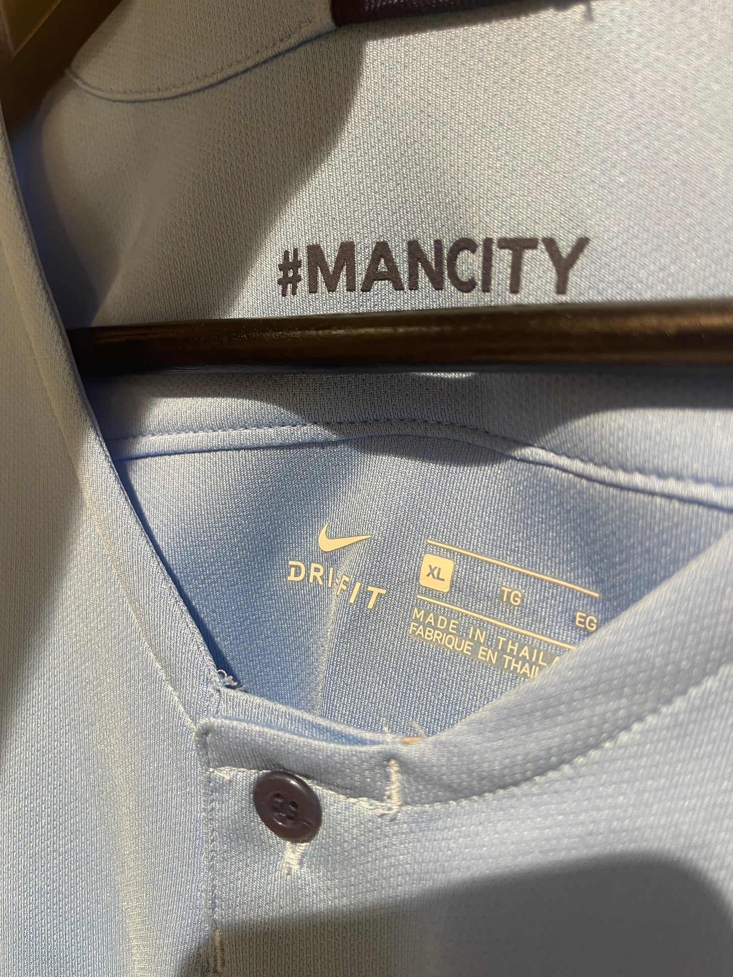 Manchester City 2018-19 Away Kit. #17 K. De Bruyne. (XL)
