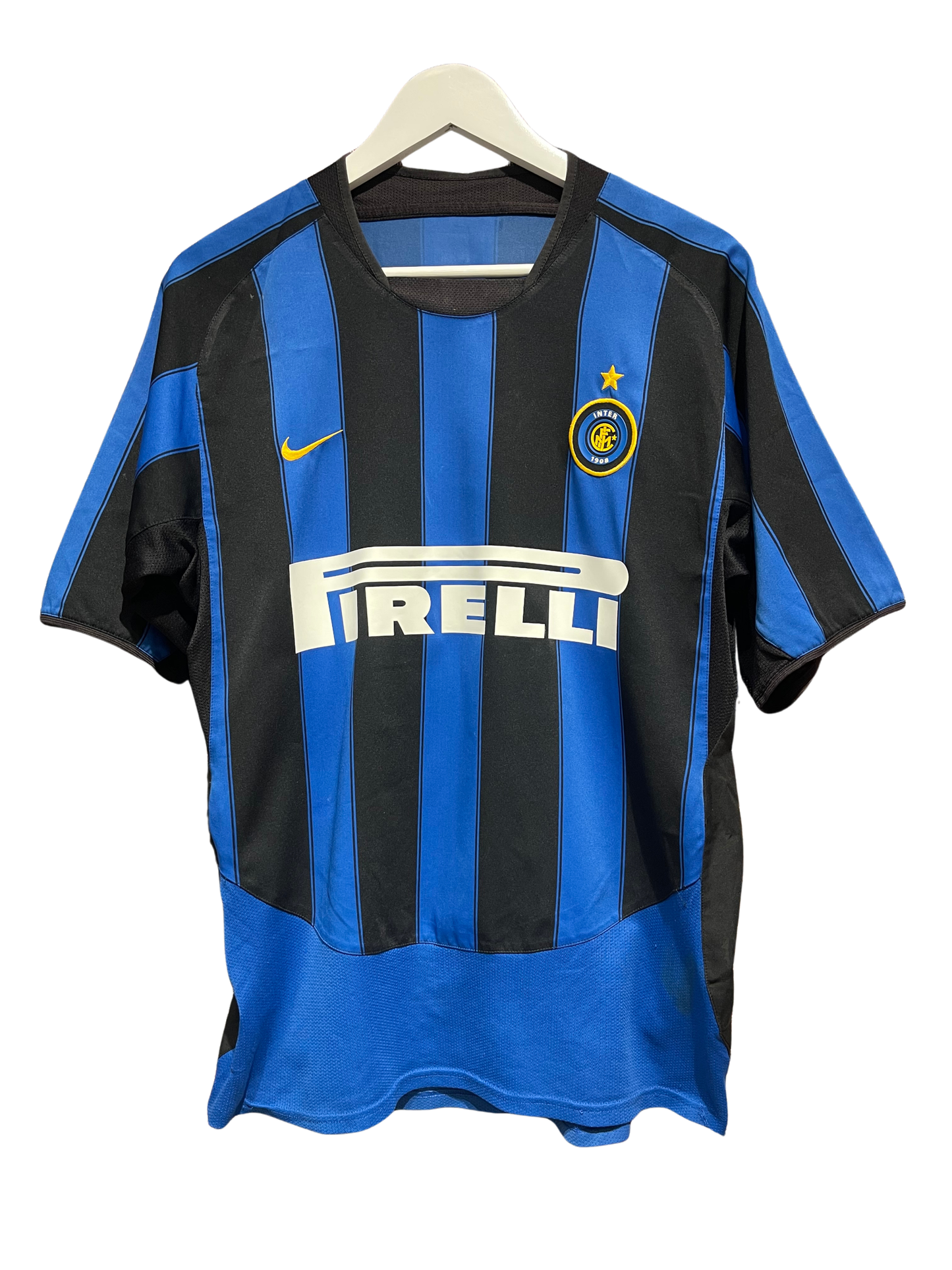 Inter Milan 2003/04 Home Kit. #10 Adriano. (M/L)