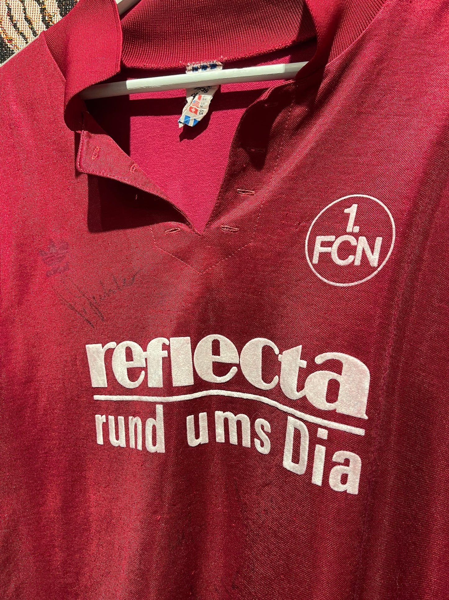 1. FC Nürnberg 1990-91 Home Kit. (M)(signed).