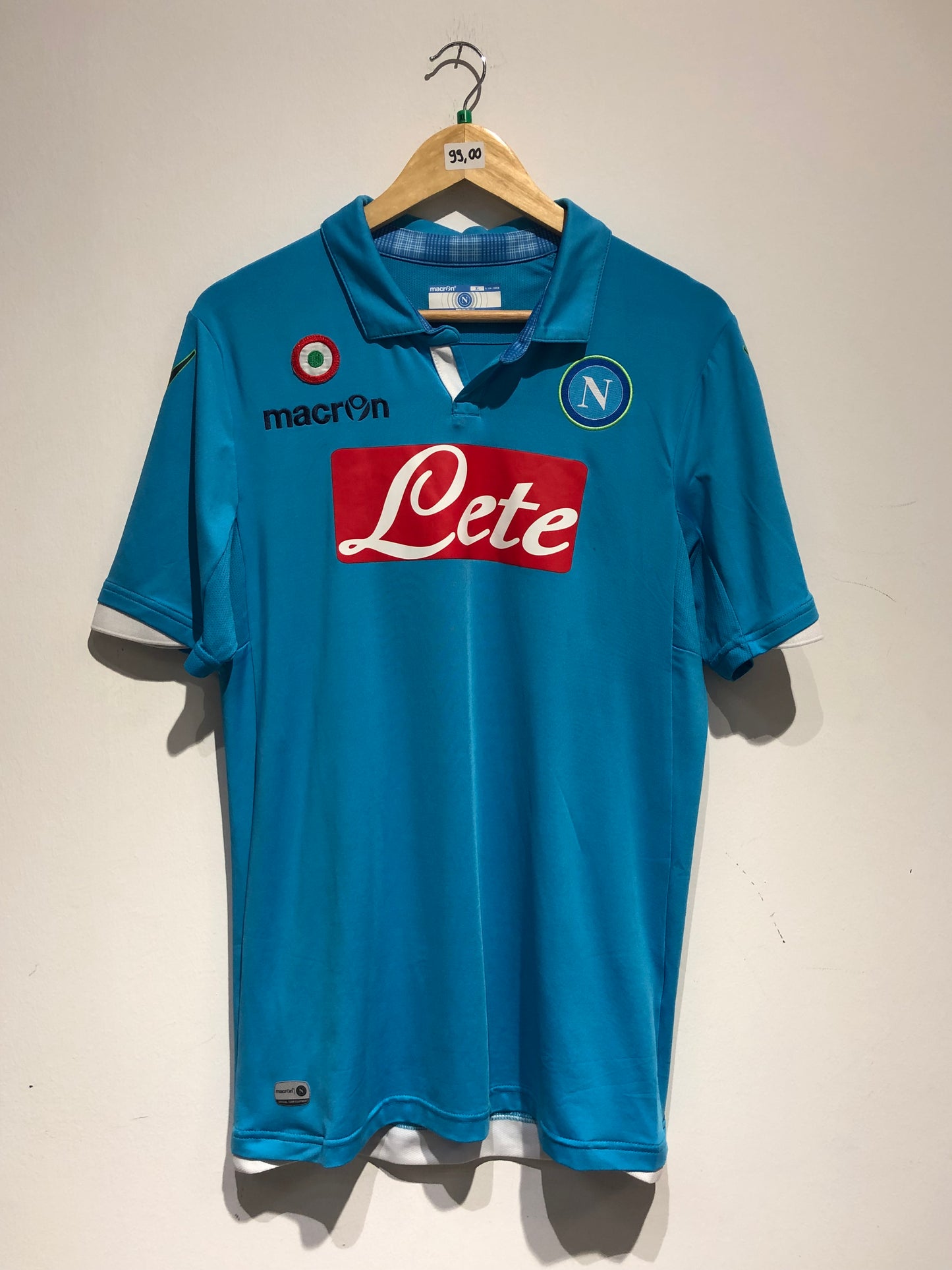 SSC Napoli 2014-15 Europa League Kit. #17 Hamsik (XL)