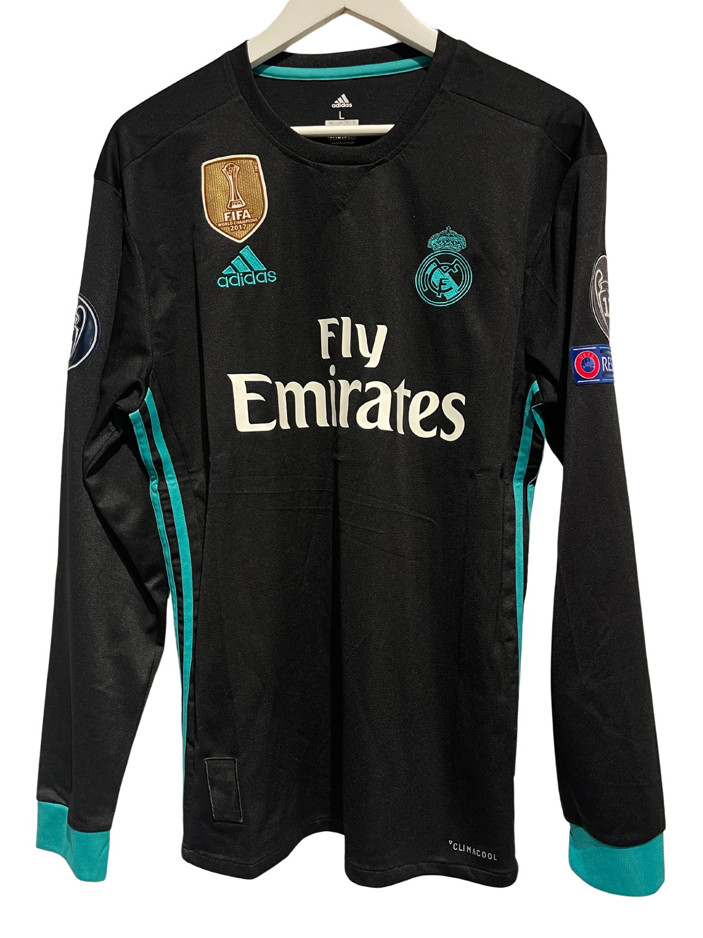 Real Madrid 2017-18 Away Kit. #11 Bale. (L).