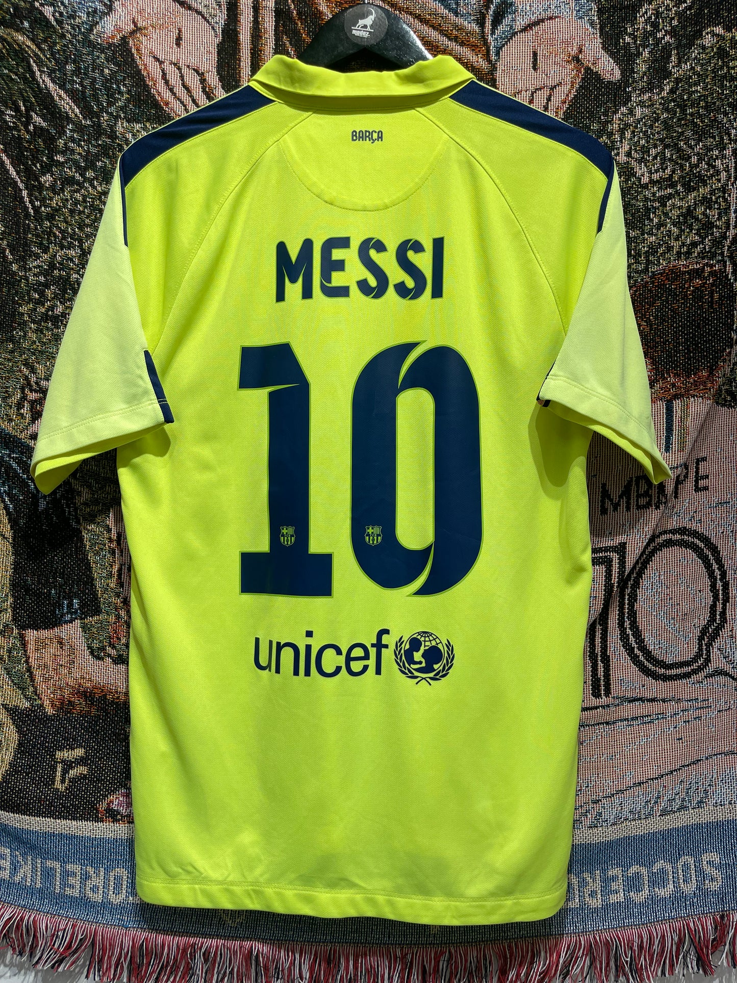 FC Barcelona 2014-15 Third Kit. #10 Messi. (M)