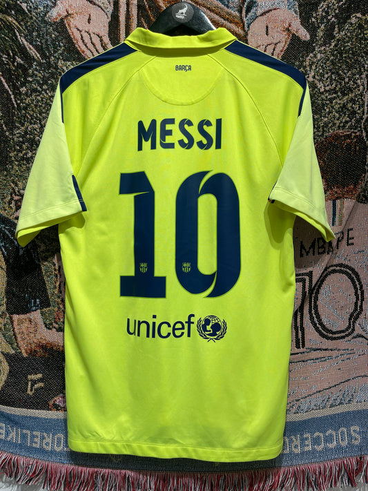 FC Barcelona 2014-15 Third Kit. #10 Messi. (M)