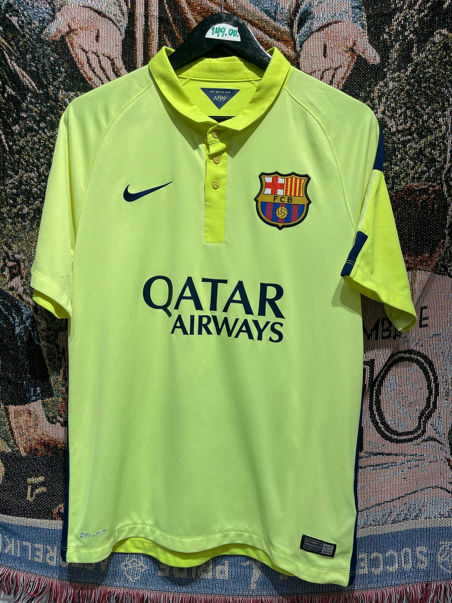 FC Barcelona 2014-15 Third Kit. #10 Messi. (M)