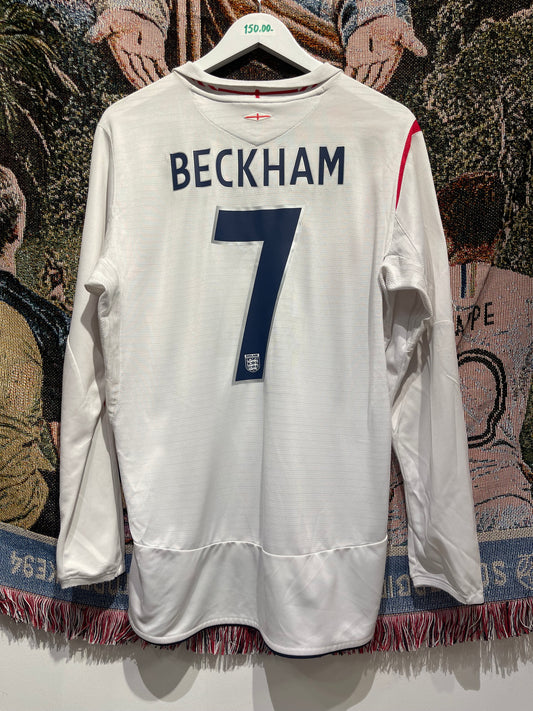 England 2004 Home Kit.(L) #7 D. Beckham.