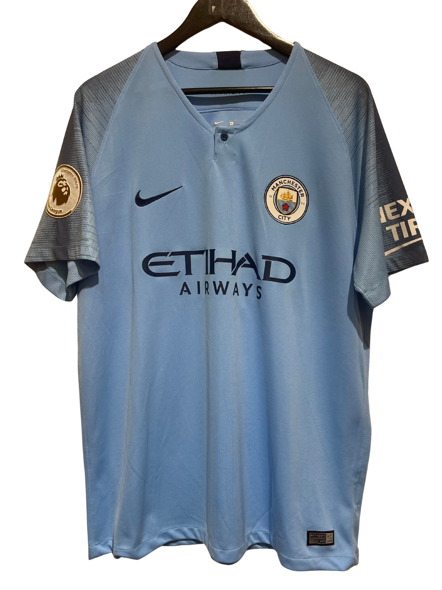 Manchester City 2018-19 Away Kit. #17 K. De Bruyne. (XL)