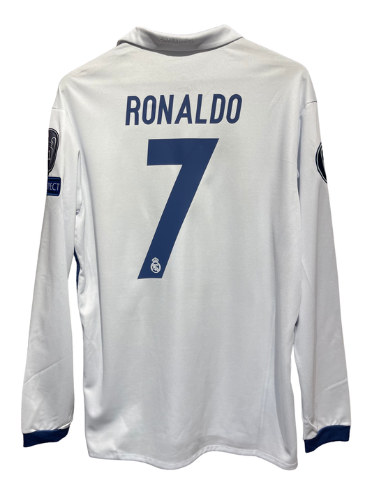 Real Madrid 2016-17 Home Kit. #7 C. Ronaldo. (L)