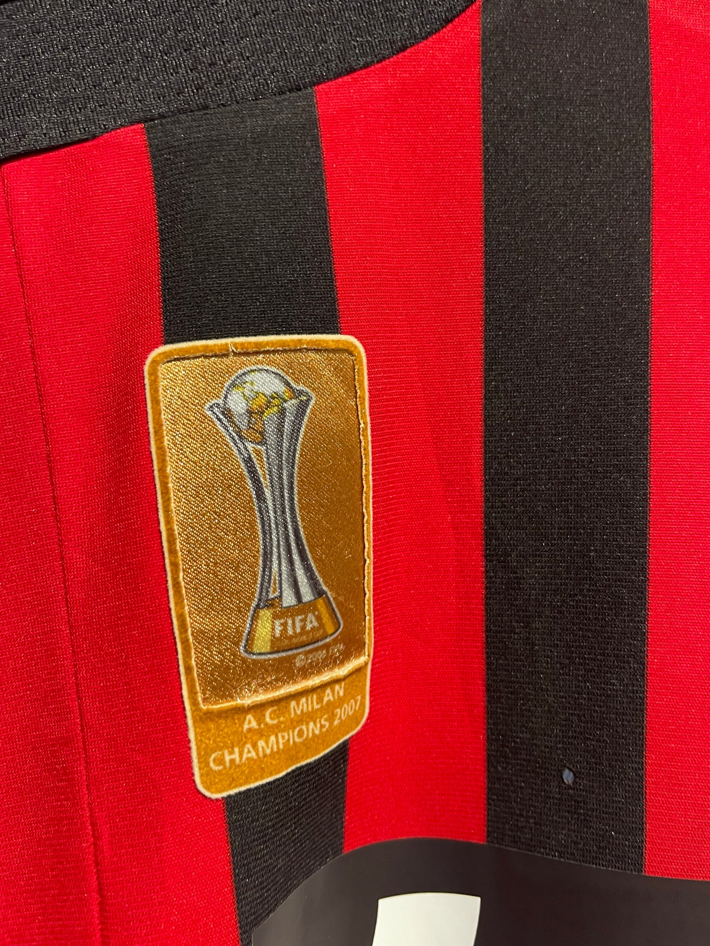 AC Milan 2007-08 Home Kit. #8 Gattuso (L).