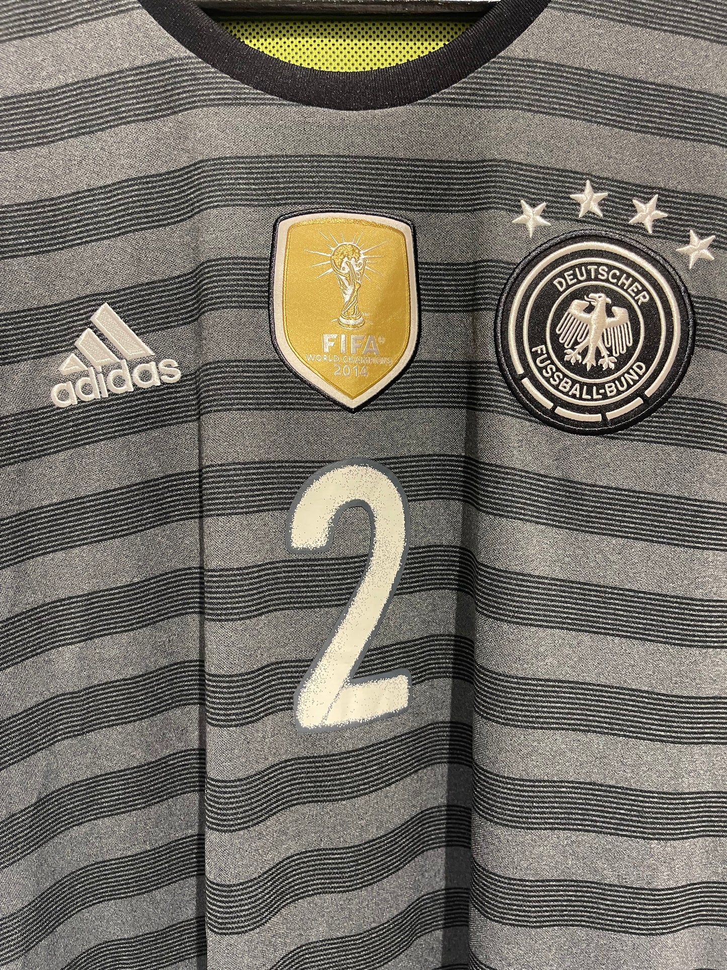 Germany 2016 Away Kit. (XL) #2 Mustafi.