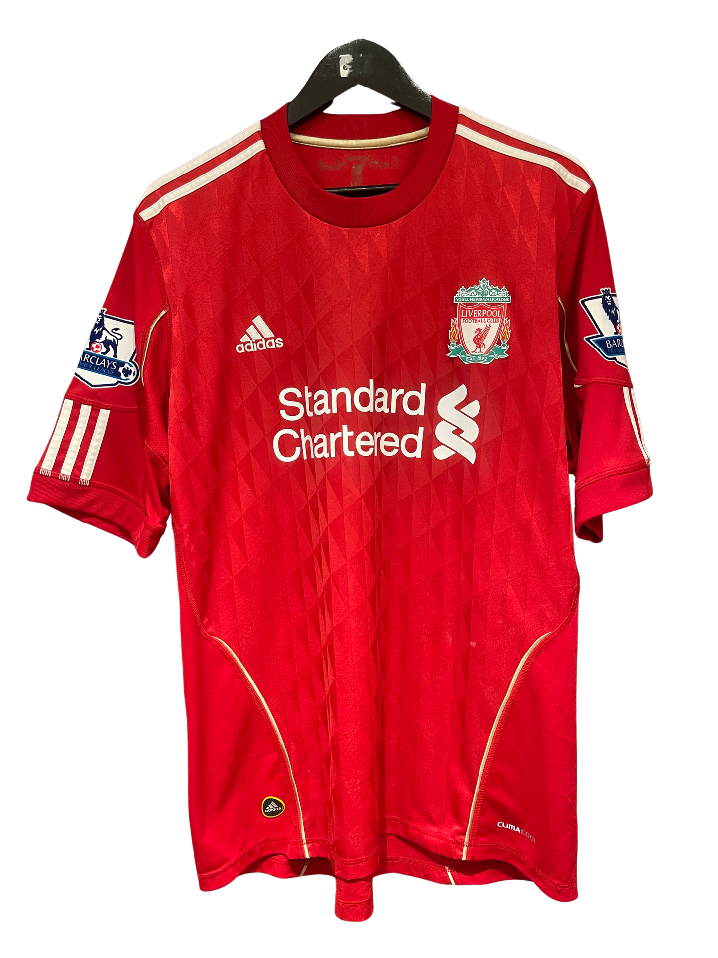 Liverpool FC 2010/11 Home Kit. #7 Suarez. (L/XL)