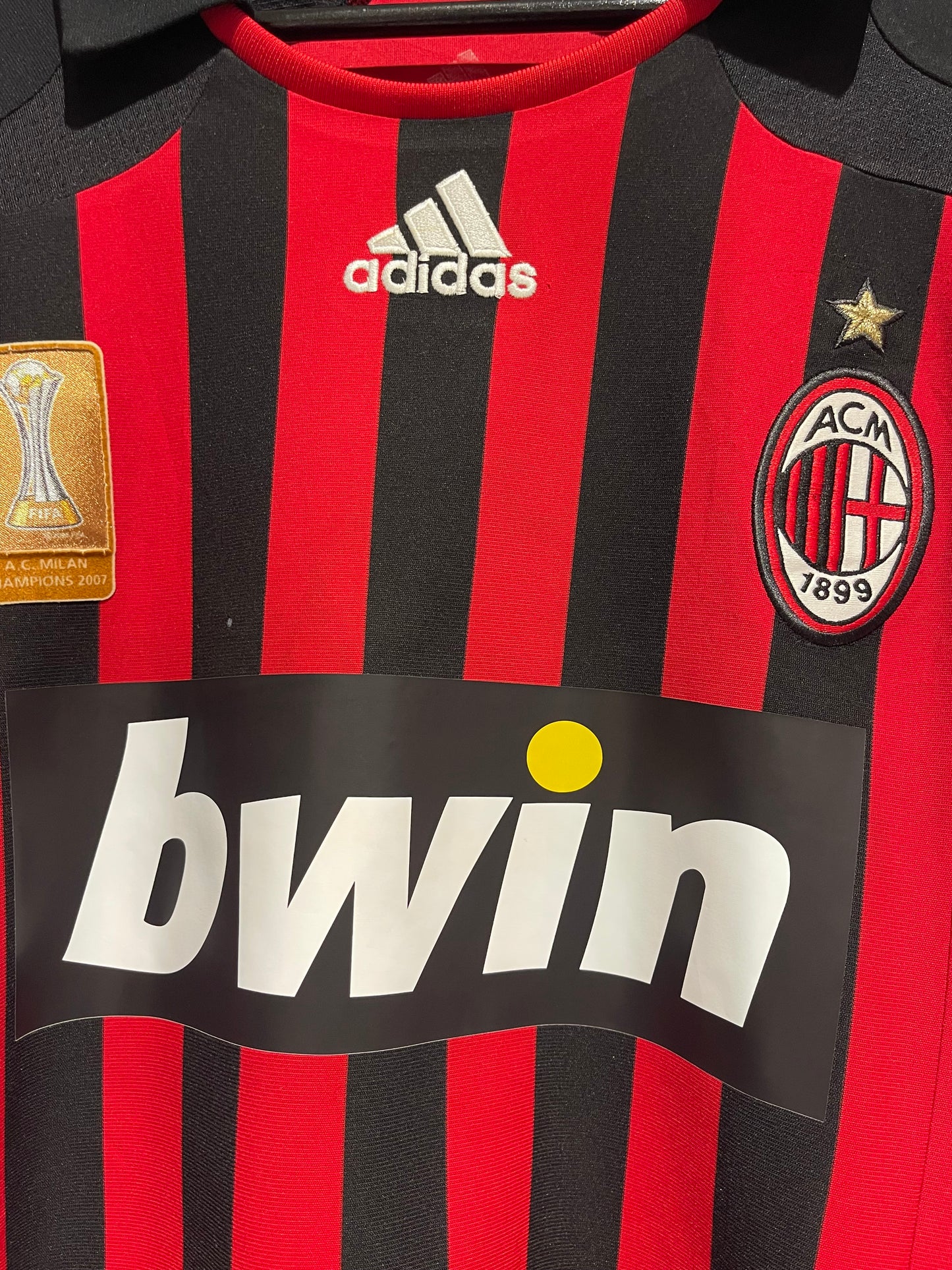 AC Milan 2007-08 Home Kit. #8 Gattuso (L).