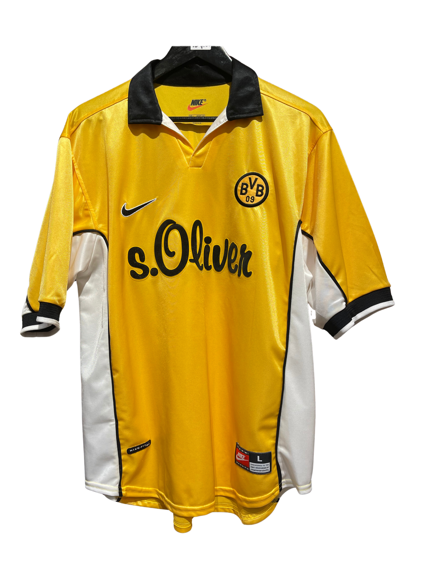 Borussia Dortmund 1998-00 Home Kit. #9 Stéphane Chapuisat. (L)
