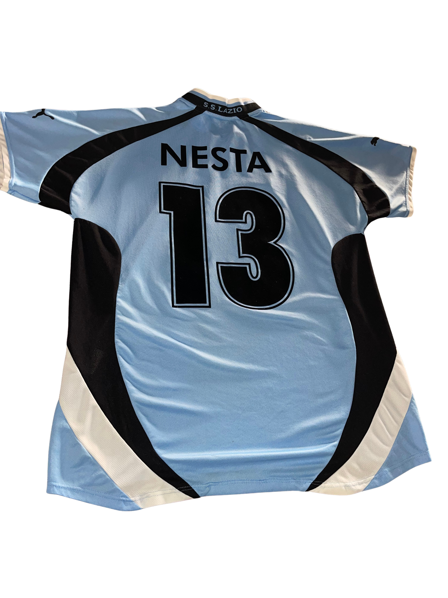 SS Lazio 2000-01 Home Kit. #13 Nesta. (L)