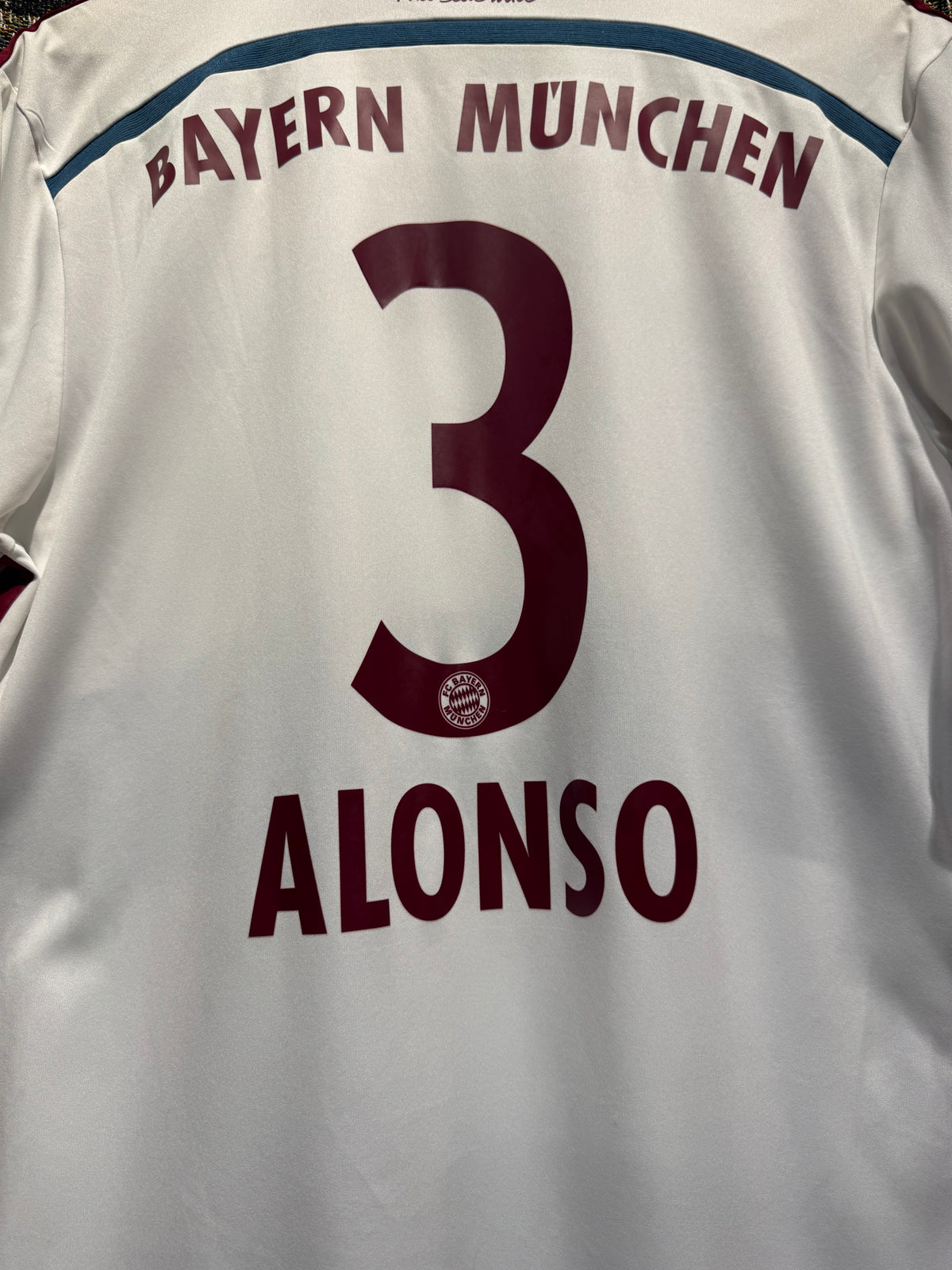 Bayern München 2014-15 Away Kit. #3 Alonso. (L)