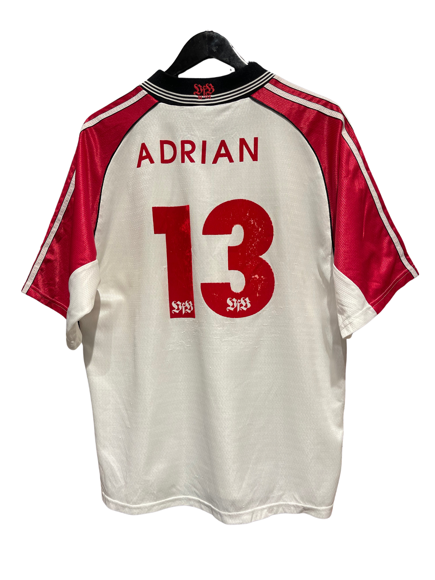 VfB Stuttgart 1998-99 Home Kit. #13 Adrian. (L)
