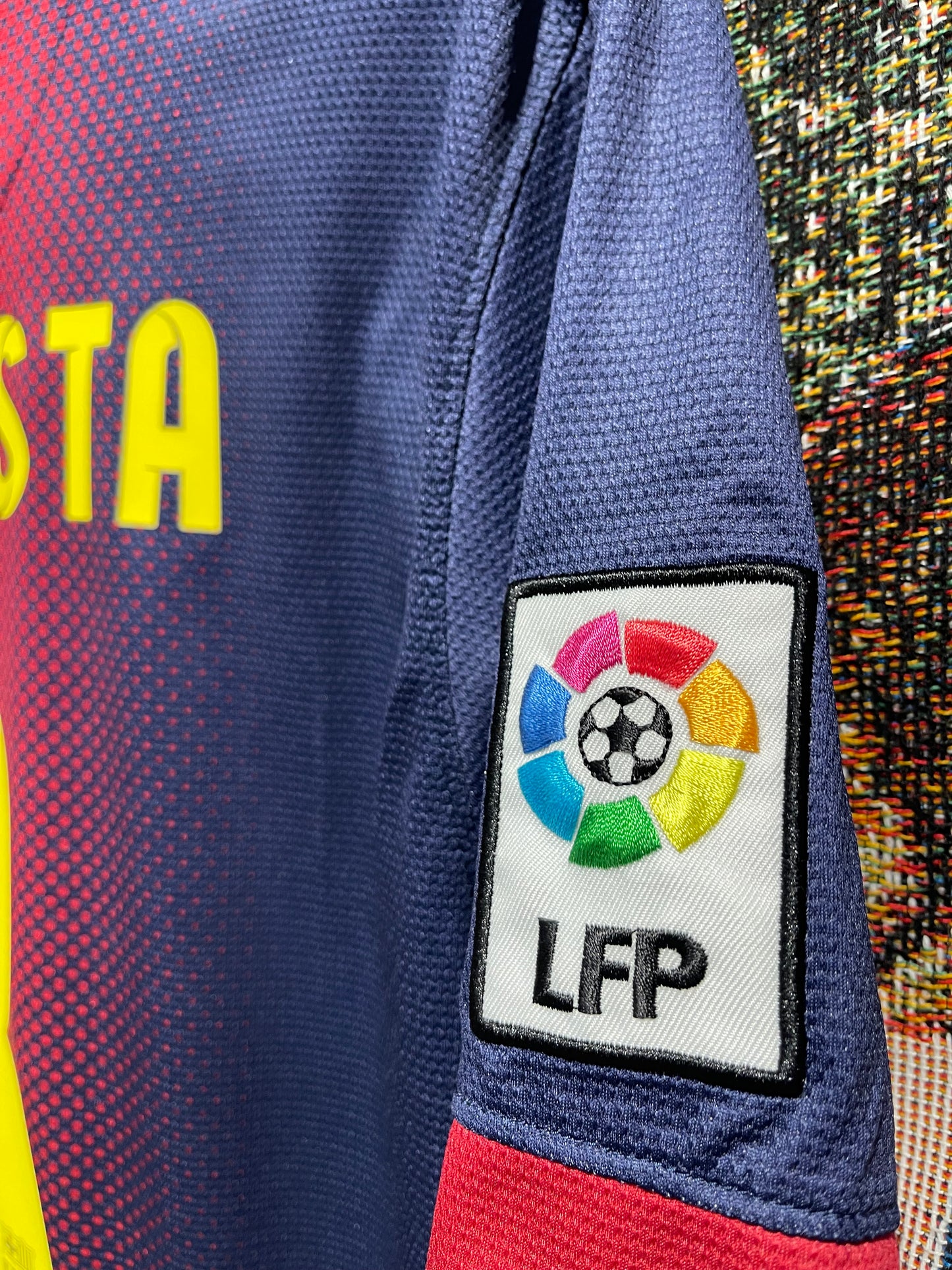 FC Barcelona 2012-13 Home Kit.(L) #8 Iniesta.