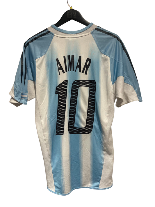 Argentina 2004 Home Kit. (M) #10 Aimar.