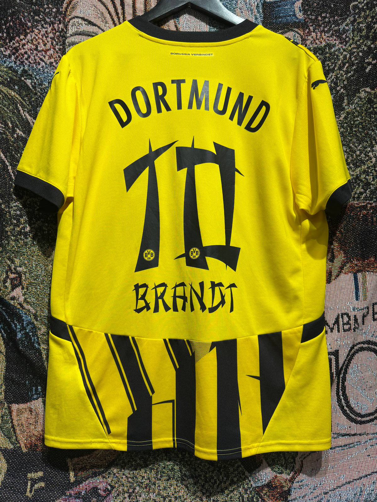 Borussia Dortmund 2024-25 Home Kit. Special Osaka. #10 Brandt . (L)